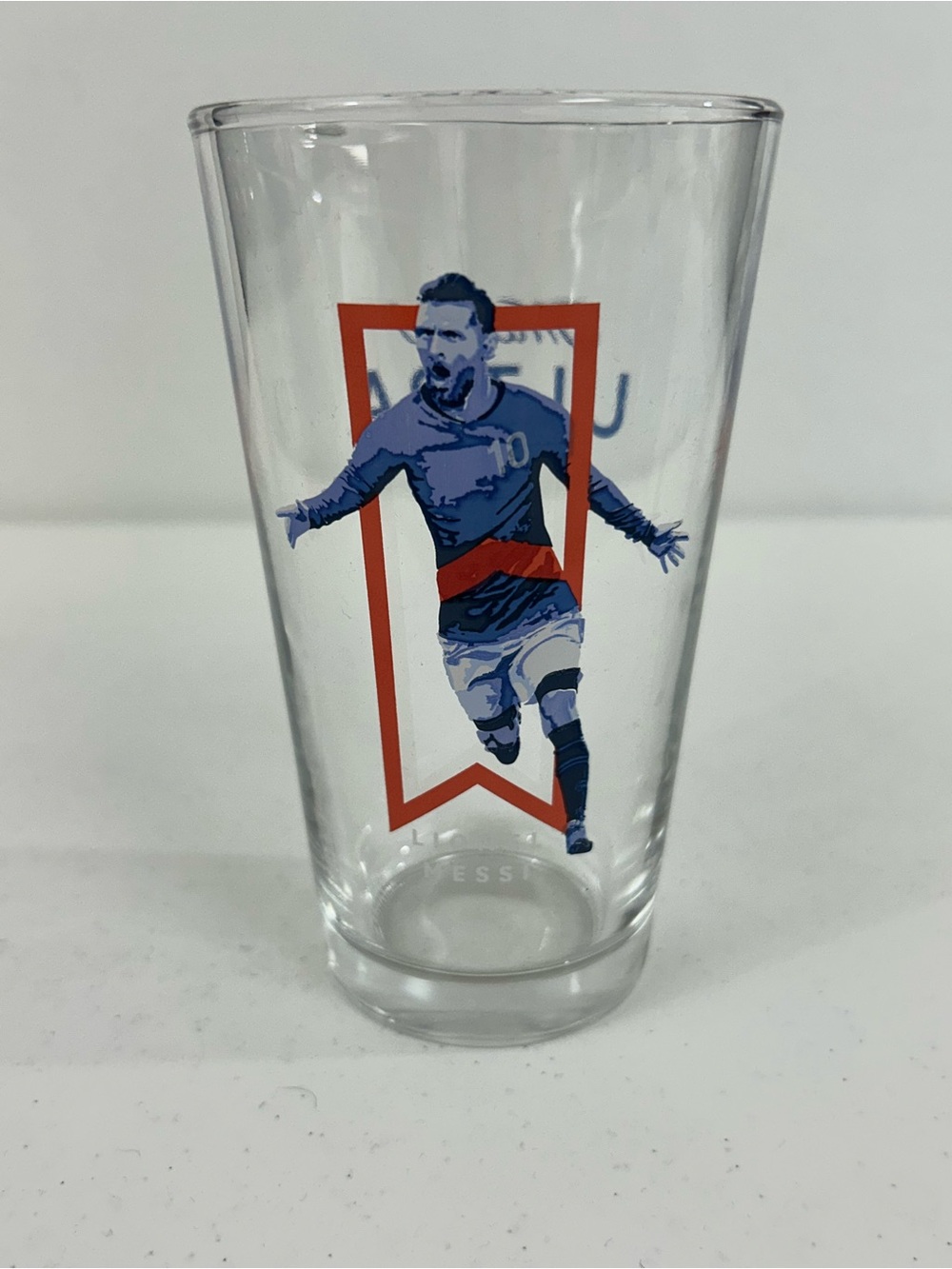 Lionel Messi Michelob Ultra Pint Glass